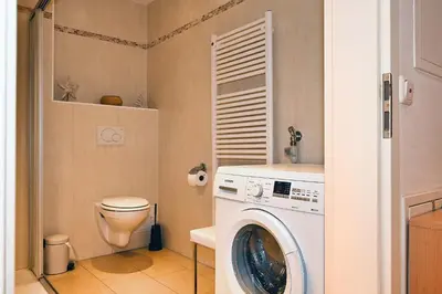 Ein Badezimmer in der Unterkunft Seehafen 0 3