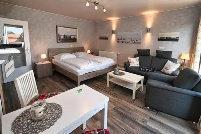 Ein Bett oder Betten in einem Zimmer der Unterkunft Nordseemomente