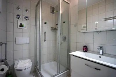 Ein Badezimmer in der Unterkunft Seemeile 2 9