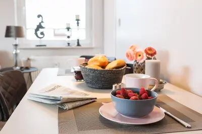 Essen in der Ferienwohnung oder in der Nähe