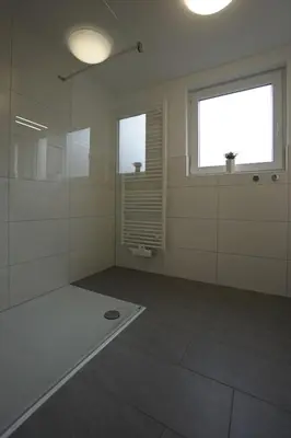 Ein Badezimmer in der Unterkunft Haus zwischen den Deichen Wohnung 3