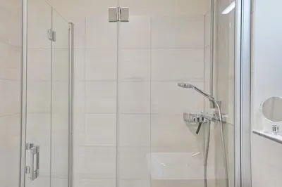 Ein Badezimmer in der Unterkunft Helios