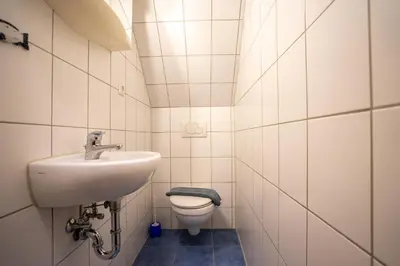 Ein Badezimmer in der Unterkunft Godewind Haus Wattwurm