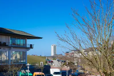 Das Gebäude in dem sich die Ferienwohnung befindet