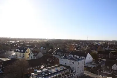 Ein allgemeiner Blick auf Cuxhaven oder ein Stadtblick von der Ferienwohnung aus
