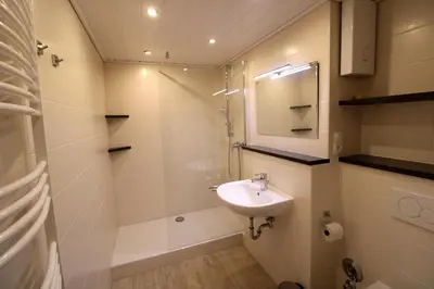 Ein Badezimmer in der Unterkunft Panorama Whg 81, 5 OG