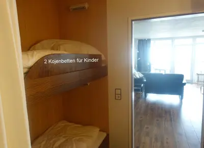 Ein Sitzbereich in der Unterkunft Panorama Whg 108, 8 OG