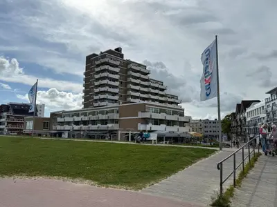 Das Gebäude in dem sich die Ferienwohnung befindet