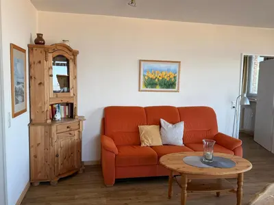 Ein Sitzbereich in der Unterkunft Panorama Whg 76, 5 OG