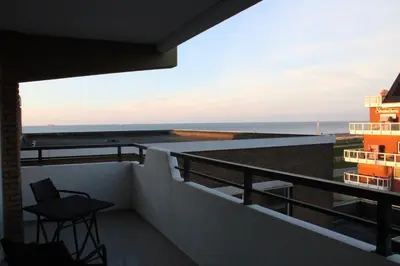 Ein Balkon oder eine Terrasse in der Unterkunft Panorama Whg 043, 2 OG