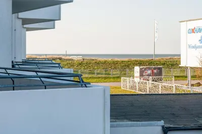 Ein allgemeiner Meerblick oder ein Meerblick von der Ferienwohnung aus