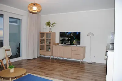 TV/Unterhaltungsangebot in der Unterkunft Haus Hanseatic, Wohnung 201