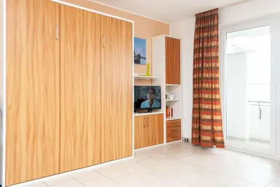 TV/Unterhaltungsangebot in der Unterkunft Haus Hanseatic, Wohnung 210
