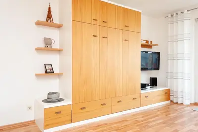 TV/Unterhaltungsangebot in der Unterkunft Haus Hanseatic, Wohnung 211