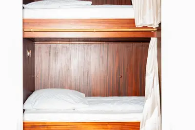 Ein Bett oder Betten in einem Zimmer der Unterkunft Haus Hanseatic, Wohnung 410