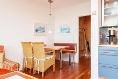 Küche/Küchenzeile in der Unterkunft Haus Hanseatic, Wohnung 409