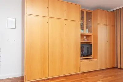 Küche/Küchenzeile in der Unterkunft Haus Hanseatic, Wohnung 409