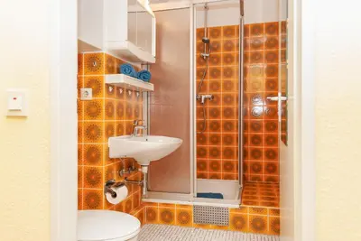 Ein Badezimmer in der Unterkunft Haus Hanseatic, Wohnung 312