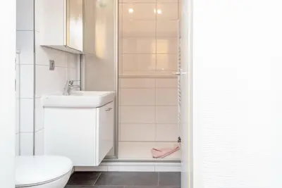 Ein Badezimmer in der Unterkunft Haus Hanseatic, Wohnung 512