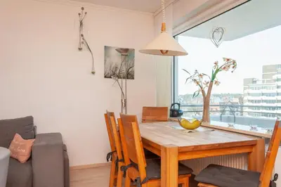 Ein Sitzbereich in der Unterkunft Haus Hanseatic, Wohnung 603