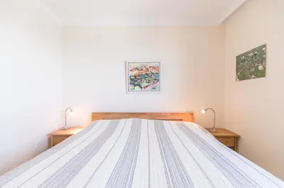Ein Bett oder Betten in einem Zimmer der Unterkunft 