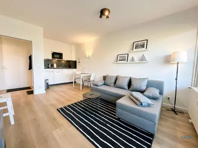 TV/Unterhaltungsangebot in der Unterkunft Haus Oceanic Döse Wohnung 5
