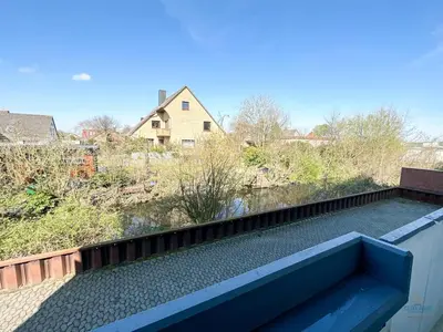 Das Gebäude in dem sich die Ferienwohnung befindet