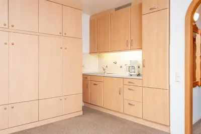 Küche/Küchenzeile in der Unterkunft Haus Hanseatic, Wohnung 702
