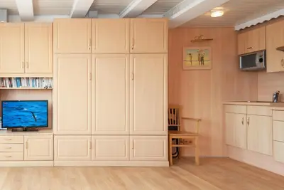 Küche/Küchenzeile in der Unterkunft Haus Hanseatic, Wohnung 802