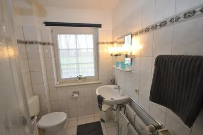 Ein Badezimmer in der Unterkunft Medemstern II