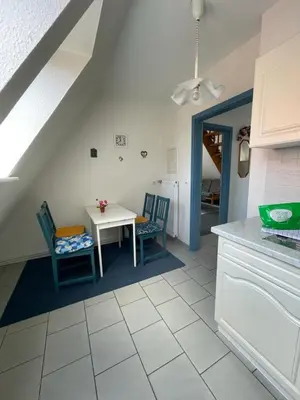 Küche/Küchenzeile in der Unterkunft Haus Nordseegruß 2
