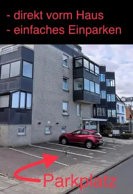 Das Gebäude in dem sich die Ferienwohnung befindet