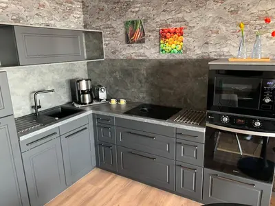 Küche/Küchenzeile in der Unterkunft Seaside, Hohenzollernstr. 30 Wohnung 302
