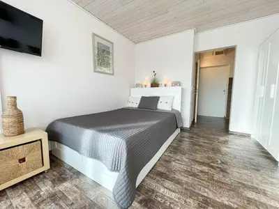 Ein Bett oder Betten in einem Zimmer der Unterkunft Frische Brise 06.05