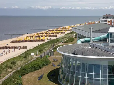 Ein allgemeiner Meerblick oder ein Meerblick von der Ferienwohnung aus