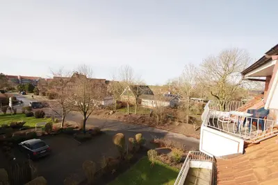 Das Gebäude in dem sich die Ferienwohnung befindet