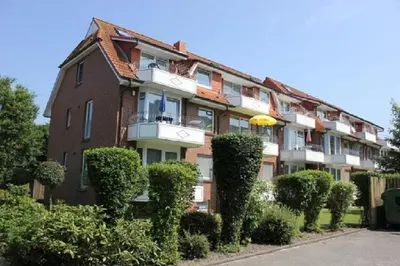 Das Gebäude in dem sich die Ferienwohnung befindet
